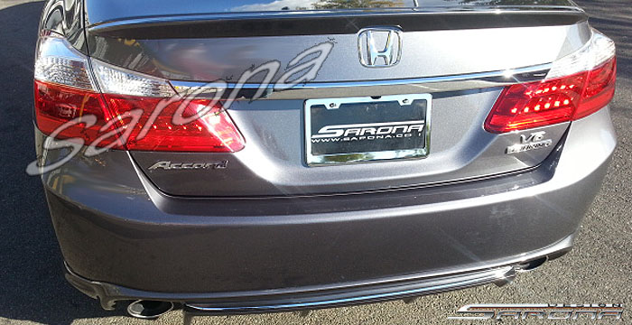 Custom Honda Accord  Sedan Rear Add-on Lip (2013 - 2015) - $590.00 (Part #HD-007-RA)